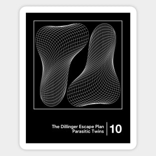 The Dillinger Escape Plan / Minimalist Graphic Artwork Magnet